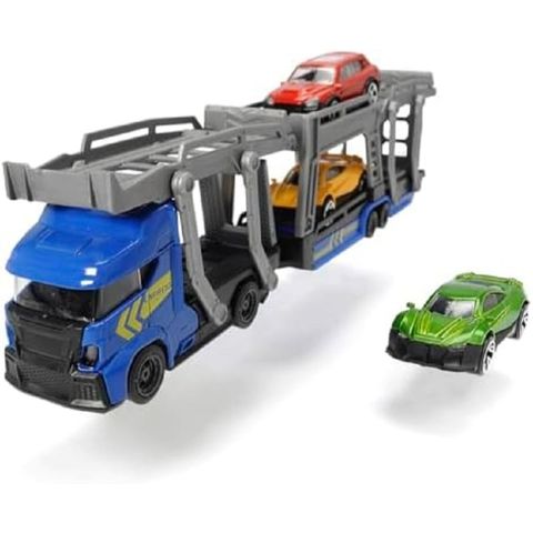 Bộ Đồ Chơi Xe Kéo Kèm 3 Ô Tô DICKIE TOYS Car Carrier 203745008 - Herbie Toys