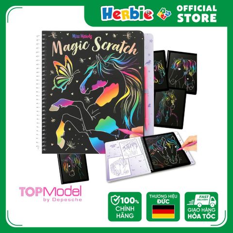 Đồ Chơi BST Thiết Kế Kỳ Diệu TOPMODEL Miss Melody Magic-Scratch Book 0412731 - Herbie Toys