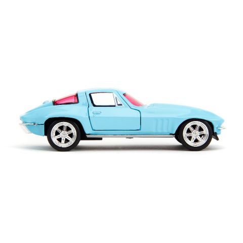Đồ Chơi Xe Mô Hình JADA TOYS Pink Slips 1:32 1966 Chevrolet Corvette - Herbie Toys