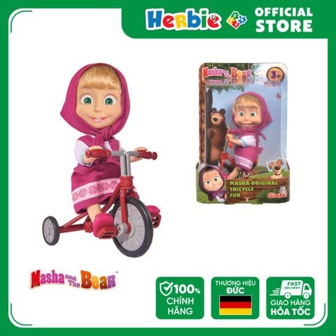 Đồ Chơi Búp Bê MASHA AND THE BEAR Masha Original Tricycle Fun 109302059 - Herbie Toys