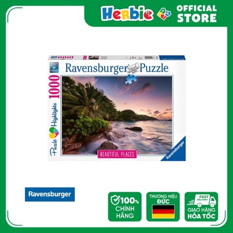 Đồ Chơi Xếp Hình Puzzle 1000 Mảnh RAVENSBURGER Praslin Island Jigsaw Puzzle 151561 - Herbie Toys