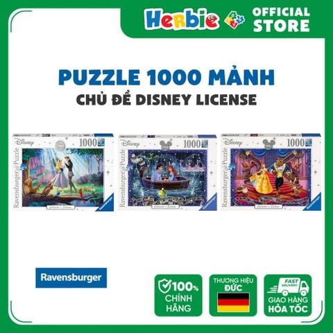 [CHỌN MẪU] Đồ Chơi Xếp Hình Puzzle 1000 Mảnh RAVENSBURGER Disney License -  Herbie Toys