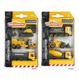 [CHỌN MẪU] Bộ 3 Đồ Chơi Xe Mô Hình Xây Dựng MAJORETTE Volvo 3 Pieces Set 212057284 Diecast - Herbie Toys