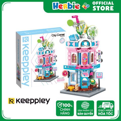Đồ Chơi Lắp Ráp KEEPPLEY City Corner Cocktail Bar Building Blocks K28005 - Herbie Toys