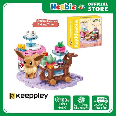 Đồ Chơi Lắp Ráp KEEPPLEY Pokemon - Baking Time K20227 Building Block - Herbie Toys