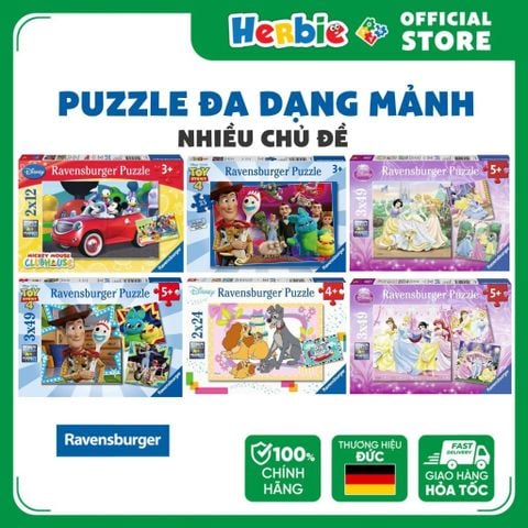 [CHỌN MẪU] Đồ Chơi Xếp Hình Puzzle RAVENSBURGER Nhiều Chủ Đề Cho Bé - Herbie Toys