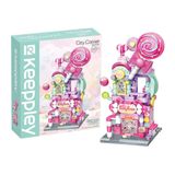 Đồ Chơi Lắp Ráp KEEPPLEY City Corner Sky Candy Shop K28012 Building Block - Herbie Toys