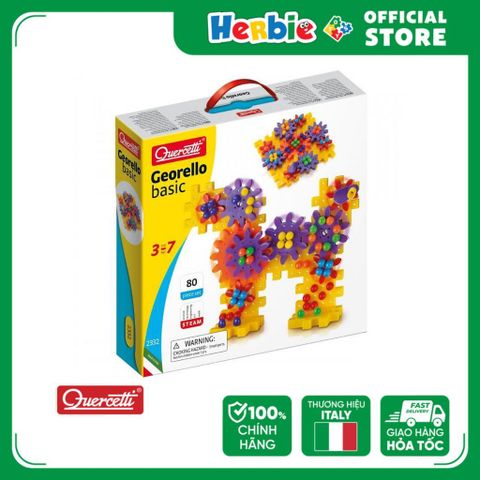 Đồ Chơi Giáo Dục Phát Triển Trí Tuệ QUERCETTI 2332 Georello Basic Dog & Flower - Herbie Toys