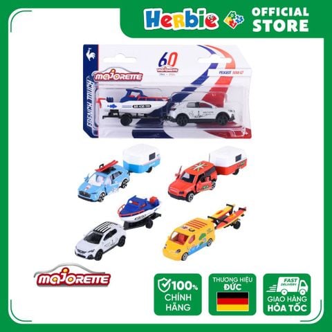 Đồ Chơi Xe Mô Hình MAJORETTE French Touch Trailer 212055014 - Herbie Toys