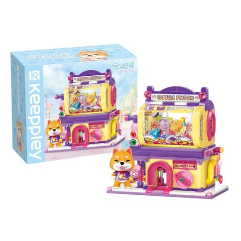 Đồ Chơi Lắp Ráp KEEPPLEY Shiba Inu Gashapon Machine Building Blocks K28010 - Herbie Toys