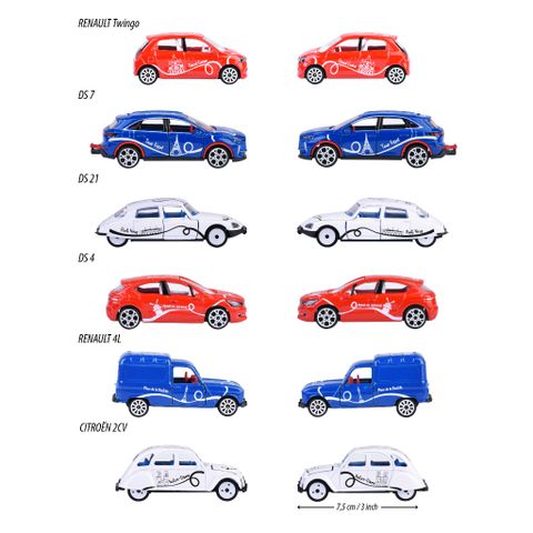 Đồ Chơi Xe Mô Hình MAJORETTE French Touch Premium Cars 212055011 - Herbie Toys