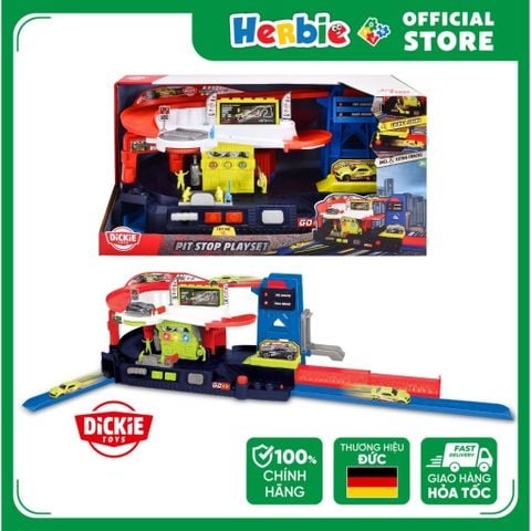 Bộ Đồ Chơi Trạm Dừng Xe DICKIE TOYS Pit Stop Playset 203338001 - Herbie Toys