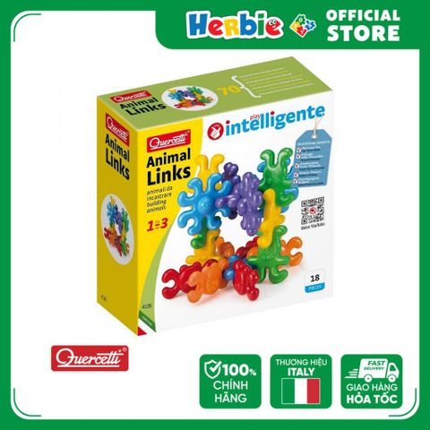 Đồ Chơi Giáo Dục Phát Triển Trí Tuệ QUERCETTI 4135 Animal Shapes Necklace - Herbie Toys