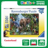 Đồ Chơi Xếp Hình Puzzle 150 Mảnh RAVENSBURGER Safari Animals Jigsaw Puzzle 129010 - Herbie Toys