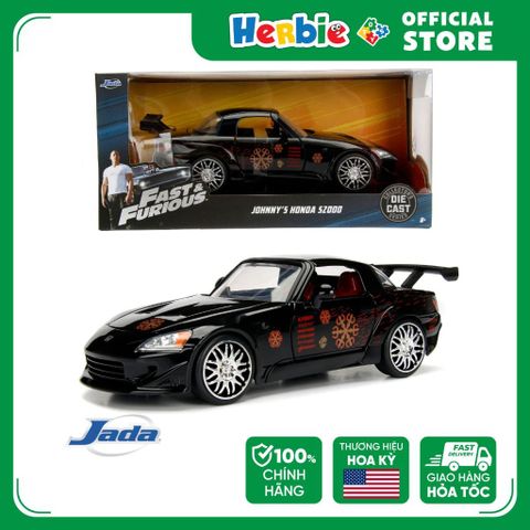 Đồ Chơi Xe Mô Hình JADA TOYS Fast & Furious Johnny's Honda S2000 1:24 Scale Diecast 99541 801310971734 - Herbie Toys