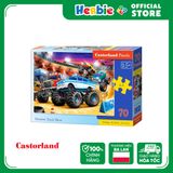 Đồ Chơi Xếp Hình Puzzle 70 Mảnh CASTORLAND Monster Truck Show Jigsaw Puzzle B-070077 - Herbie Toys