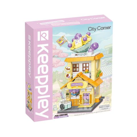 Đồ Chơi Lắp Ráp KEEPPLEY City Corner Taro Smoothie Shop Building Blocks K28026 - Herbie Toys