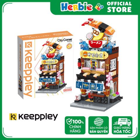 Đồ Chơi Lắp Ráp KEEPPLEY City Corner Japanese Food Building Blocks K28004 - Herbie Toys