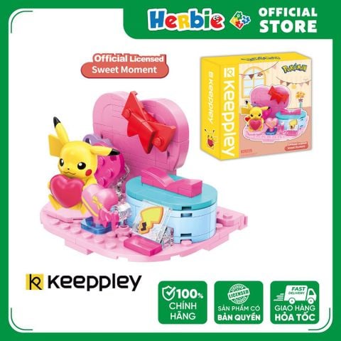 Đồ Chơi Lắp Ráp KEEPPLEY Pokemon - Sweet Moment K20225 Building Block - Herbie Toys