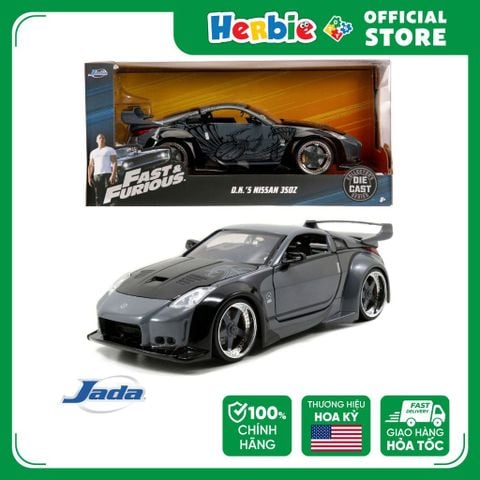 Đồ Chơi Xe Mô Hình JADA TOYS Fast & Furious D.K.'s Nissan 350Z 1:24 Scale Diecast 97172 801310995914 - Herbie Toys