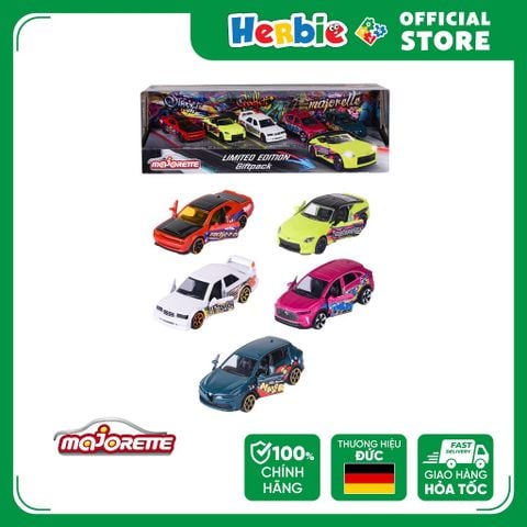Bộ Đồ Chơi 5 Xe Mô Hình MAJORETTE Limited Edition 11, 5 Pieces Giftpack 212054039 - Herbie Toys