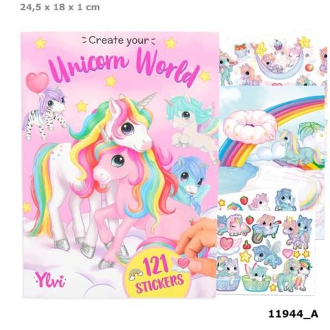 Đồ Chơi BST Sticker Dán Hình TOPMODEL Unicorn World TM0411944 - Herbie Toys
