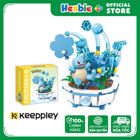 Đồ Chơi Lắp Ráp KEEPPLEY Pokemon Bonsai Series Squirtle K20219 - Herbie Toys