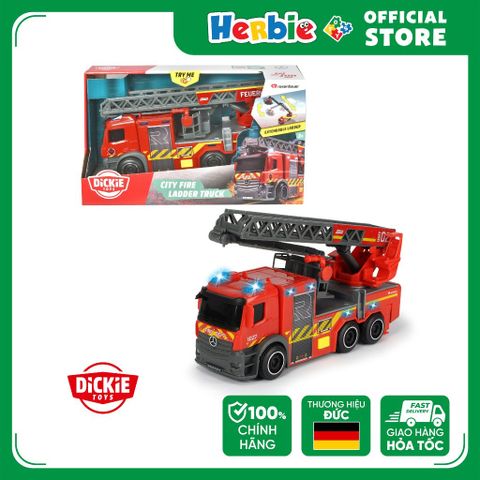 Đồ Chơi Xe Cứu Hỏa DICKIE TOYS City Fire Ladder Truck 203714023 - Herbie Toys