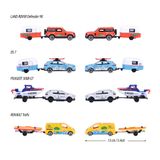 Đồ Chơi Xe Mô Hình MAJORETTE French Touch Trailer 212055014 - Herbie Toys