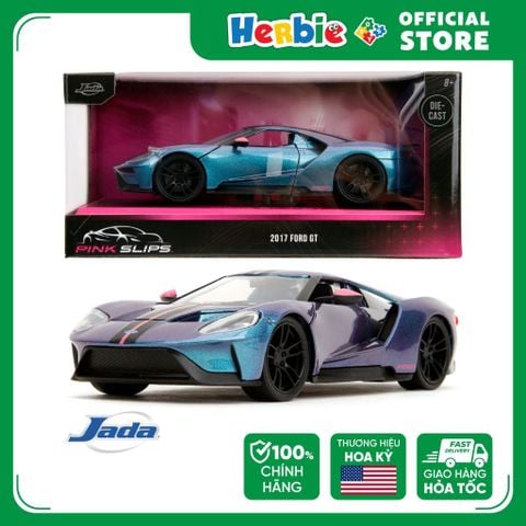 Đồ Chơi Xe Mô Hình JADA TOYS Pink Slips 2017 Ford GT 1:24 Scale 35192 Diecast Model Cars Toys 801310351970 - Herbie Toys