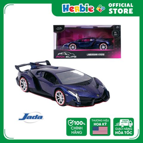 Đồ Chơi Xe Mô Hình JADA TOYS Pink Slips 1:32 Lamborghini Veneno - Herbie Toys