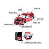 Đồ Chơi Xe Mô Hình Cao Cấp MAJORETTE Deluxe Cars Tin Box 212053190 Diecast - Herbie Toys