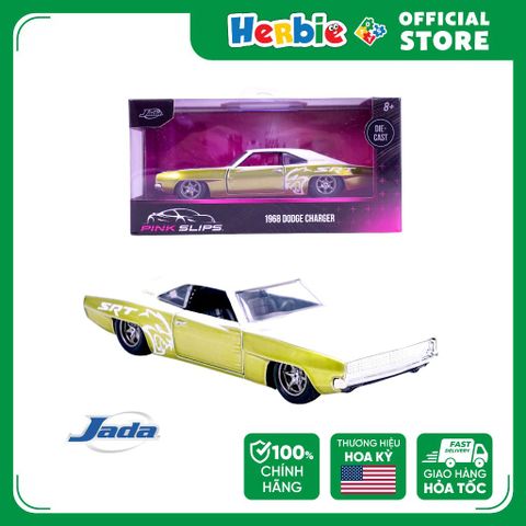 Đồ Chơi Xe Mô Hình JADA TOYS Pink Slips 1:32 1968 Dodge Charger 24106 - Herbie Toys