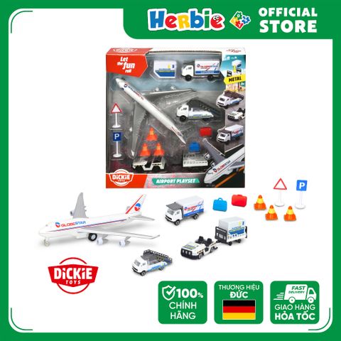 Bộ Đồ Chơi Dịch Vụ Sân Bay DICKIE TOYS Airport Playset 203743001 - Herbie Toys