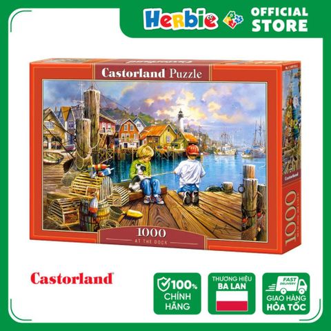 Đồ Chơi Xếp Hình Puzzle 1000 Mảnh CASTORLAND At the Dock Jigsaw Puzzle C-104192 - Herbie Toys