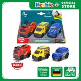 Bộ 3 Đồ Chơi Xe Cứu Hộ DICKIE TOYS Micro Rescue Force 203712029 - Herbie Toys