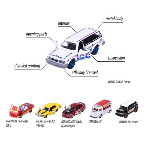Đồ Chơi Xe Mô Hình MAJORETTE Anniversary Edition Premium Cars 212054100 - Herbie Toys