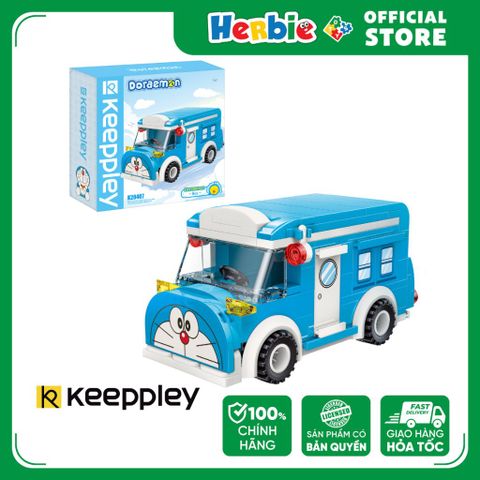 Đồ Chơi Lắp Ráp KEEPPLEY Doraemon Mini Car Bus K20407 - Herbie Toys