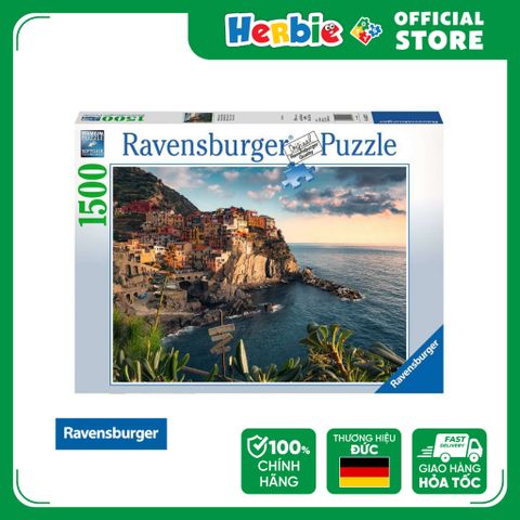 Đồ Chơi Xếp Hình Puzzle 1500 Mảnh RAVENSBURGER Cinque Terre Viewpoint Jigsaw Puzzle 162277 - Herbie Toys