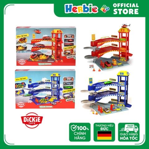 Bộ Đồ Chơi Trạm Cứu Hộ DICKIE TOYS Rescue Station 203718000EFS - Herbie Toys