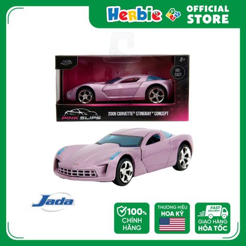 Đồ Chơi Xe Mô Hình JADA TOYS Pink Slips 1:32 2009 Chevy Corvette Stingray Concept - Herbie Toys