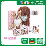 Đồ Chơi BST Thiết Kế Tô Màu TOPMODEL Doggy Colouring Book Figural Kitty And Doggy 0412714