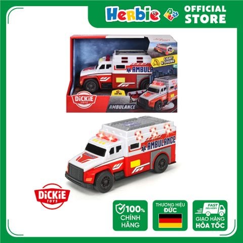 Đồ Chơi Xe Cứu Thương DICKIE TOYS Ambulance 203302013 - Herbie Toys