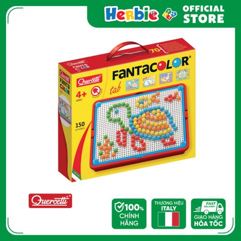 Đồ Chơi Xếp Nút Nhựa 150 Hạt QUERCETTI Plug-In Mosaic, 150 Pins 0922 - Herbie Toys