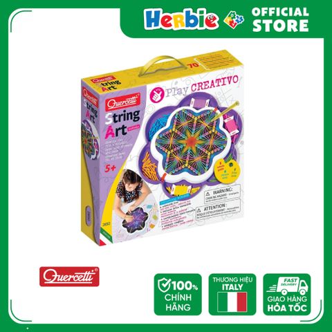 Đồ Chơi Xếp Nút Nghệ Thuật QUERCETTI String Art Mandala 2850 - Herbie Toys