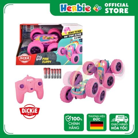 Đồ Chơi Xe Điều Khiển DICKIE TOYS RC Pink Flippy 201104002 - Herbie Toys