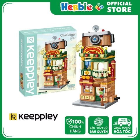 Đồ Chơi Lắp Ráp KEEPPLEY City Corner Vintage Photo Studio Building Blocks K28015 - Herbie Toys