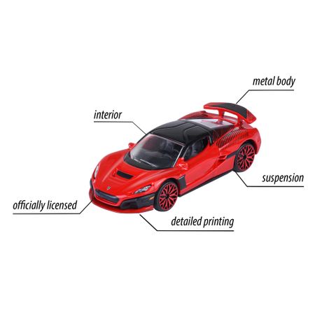Đồ Chơi Xe Mô Hình MAJORETTE RIMAC Nevera Edition 212053052RIM - Herbie Toys