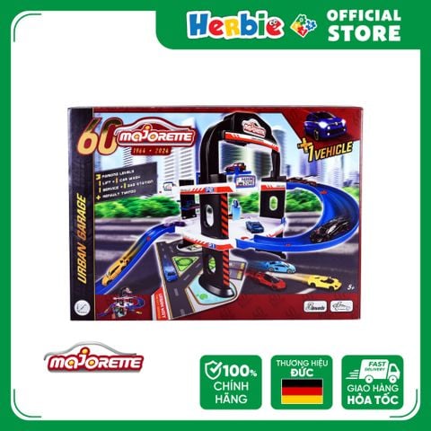 Bộ Đồ Chơi Mô Hình MAJORETTE Urban Garage 60 Years Anniversary + 1 Car 212059982 – Herbie Toys