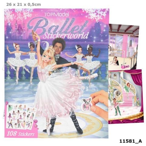 Đồ Chơi BST Thiết Kế TOPMODEL Ballet Stickerworld 108 Stickers 0411581 - Herbie Toys